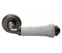 Дверная ручка MH-41-CLASSIC OMS/GR  (старое античное серебро/серый)