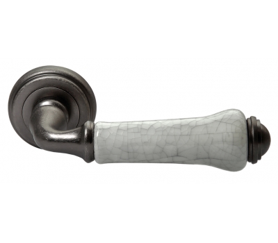 Дверная ручка MH-41-CLASSIC OMS/GR  (старое античное серебро/серый)